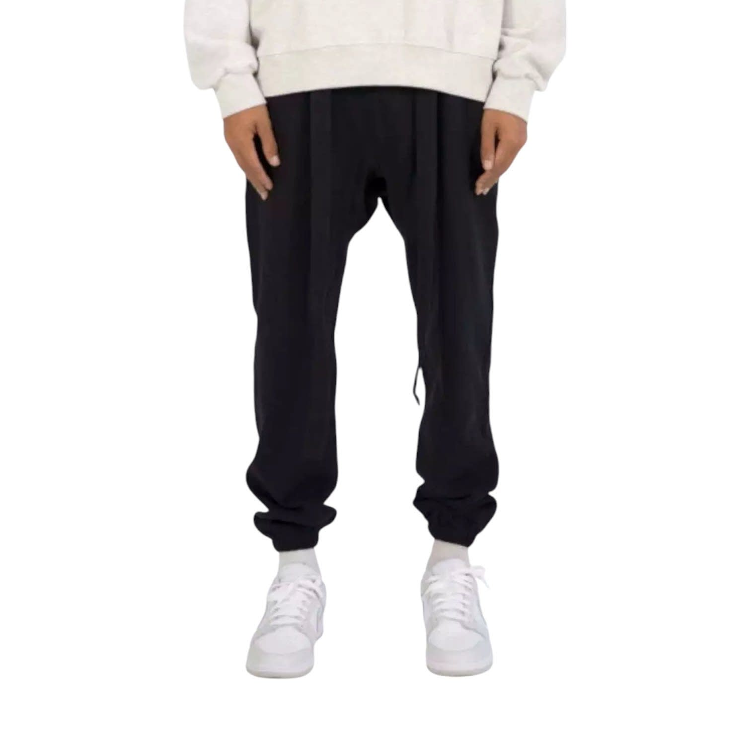 MNML Lounge Belt Sweatpants Black